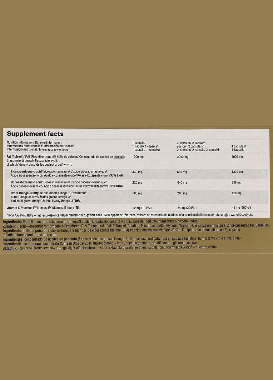 Харчова добавка "Омега 3" Gold Omega 3 Sport Edition 120шт (1441479-26490400) Olimp Sport Nutrition (368624785)