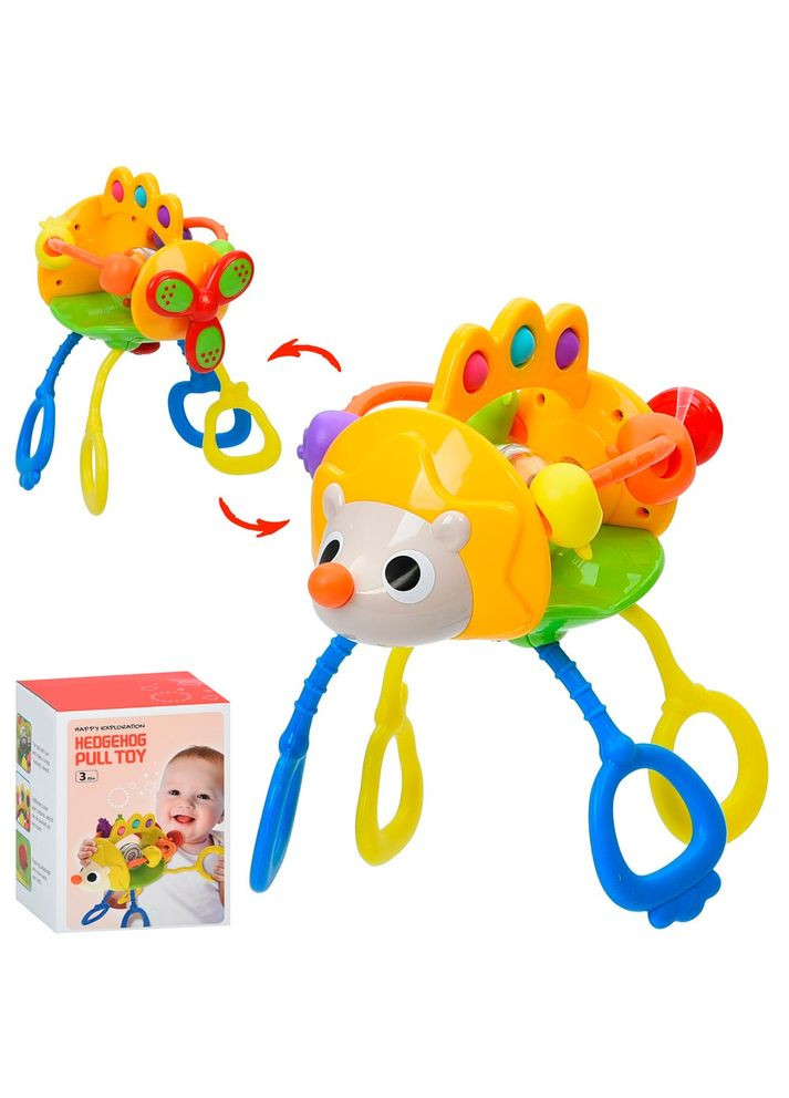 Игра еж, сенсорная игра, прорезыватель, мягкие кнопки, спинер-трещотка, погремушка Home (371591862)
