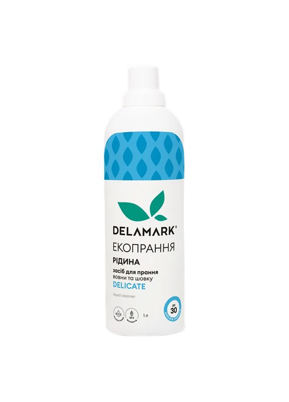 Жидкое средство для стирки деликатных тканей Delicate 1 л 34967 DeLaMark (286450556)