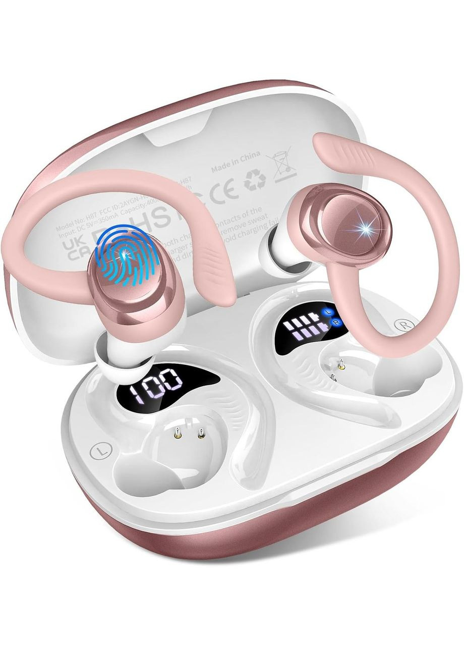 Беспроводные спортивные наушники S75 Bluetooth 5.4 50 часов IP7 водонепроницаемые No Brand (362706331)