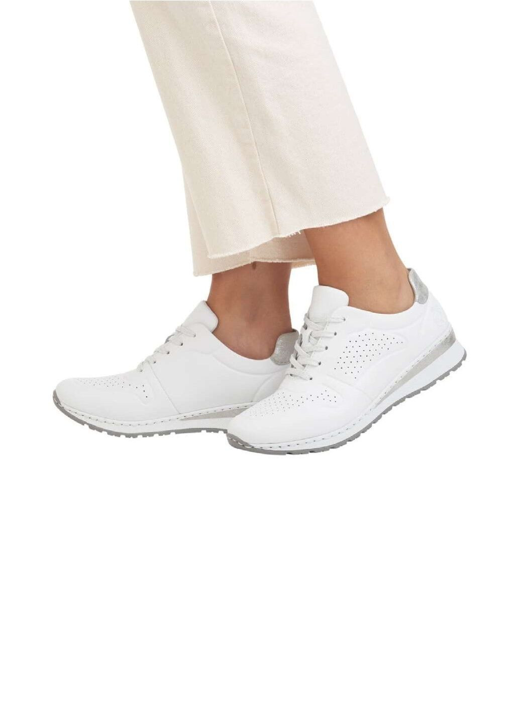 Білі літні кросівки Rieker