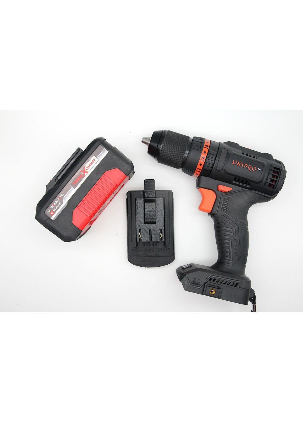 Переходник из аккумулятора Einhell на инструмент DniproM No Brand (365797478)