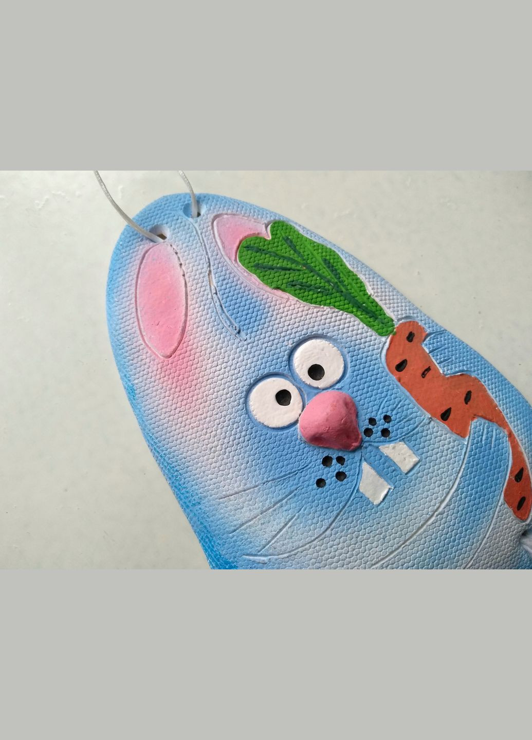 Керамічне настінне панно «Зайчик з морквинкою» Коти&Ангели (315049155)