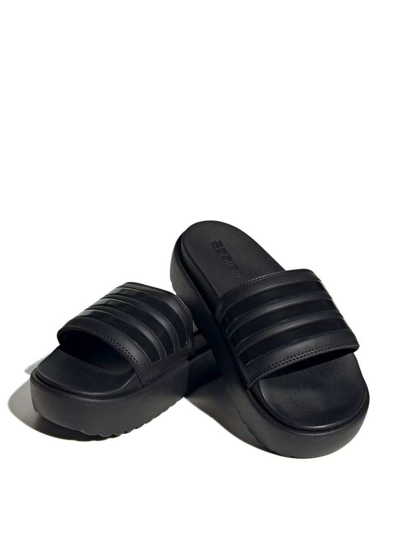 Черные женские шлепанцы hq6179 черный резина adidas