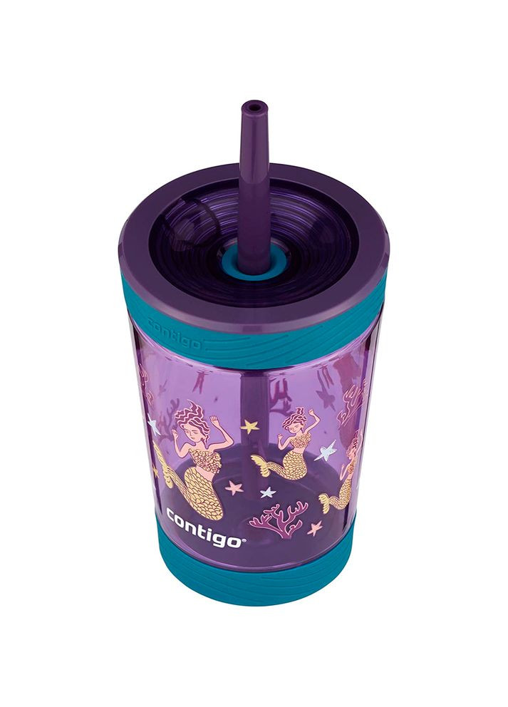 Бутылка для воды Spill Proof Tumbler Mermaid Русалка 420 мл Contigo (362174793)