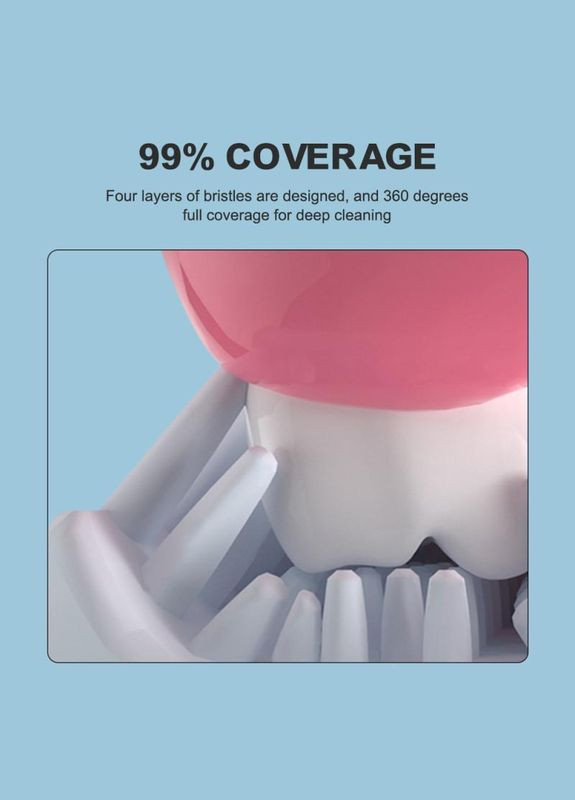 Дитяча зубна щітка U-подібна 6-12 років No Brand (300657470)