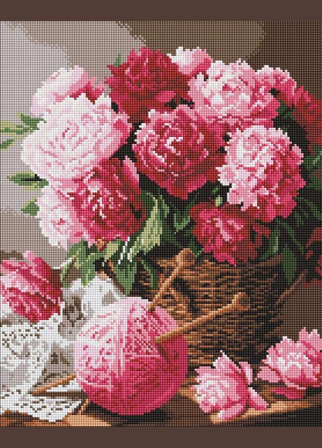 Алмазная мозаика Тайны лепестков Идейка 40 х 50 AMO8180 IDEYKA (354828551)