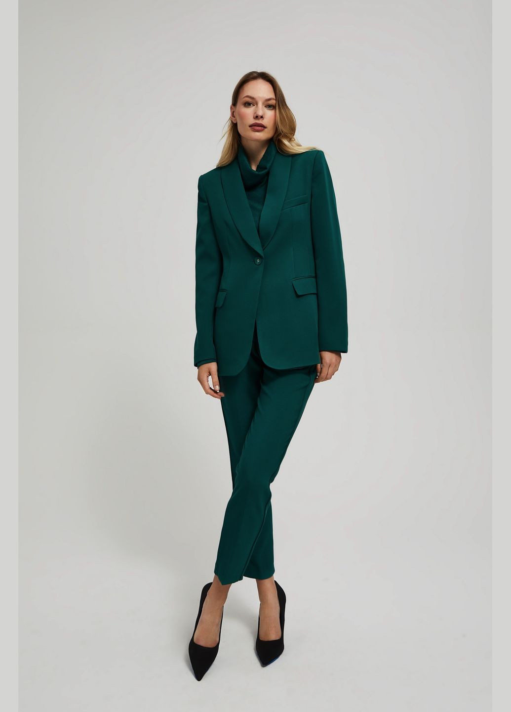 Зеленый женский жакет Moodo -