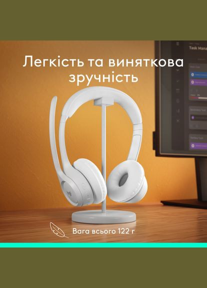 Гарнитура Zone 300 Wireless Headset BT White (981001417) Logitech (297002912)