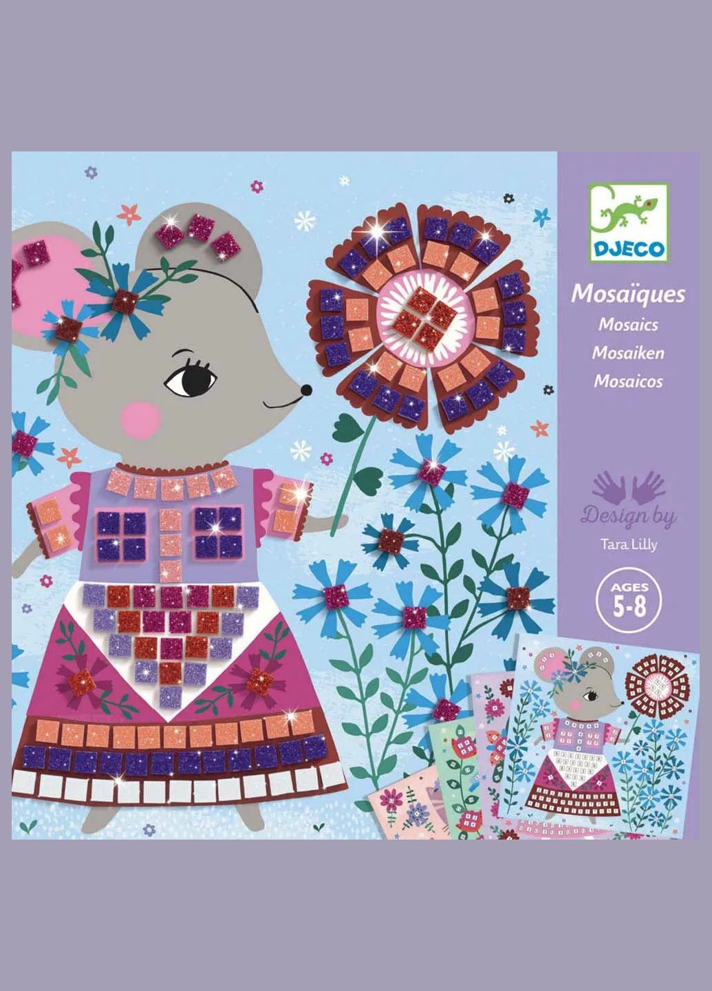 Набор для творчества - мозаика "Милые животные" Djeco (333253029)