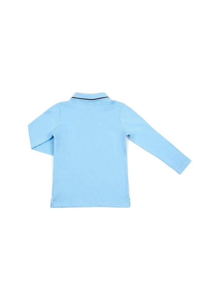 Кофта поло с длинным рукавом (6008-164B-blue) A-yugi (301146911)