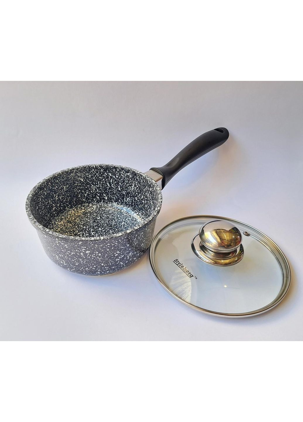 Кухонный ковш с гранитным покрытием Styleberg ST3016 1.4л No Brand (299842354)