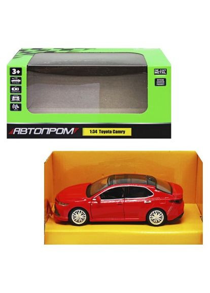 Машина металева "Toyota Camry", червоний АВТОПРОМ (361413211)