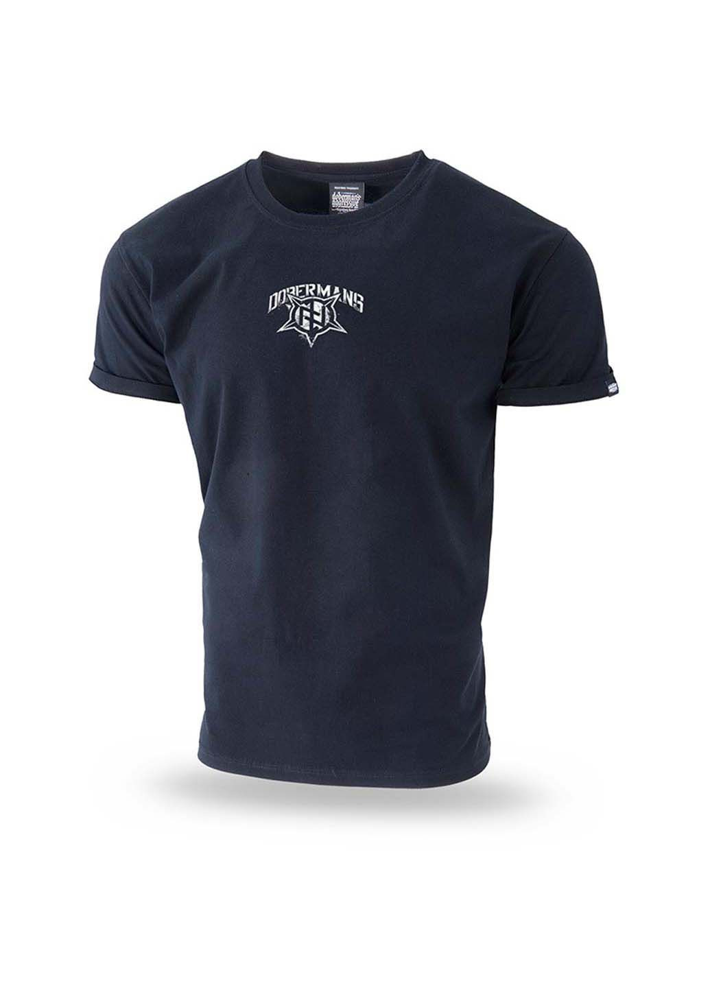 Чорна футболка Dobermans Aggressive