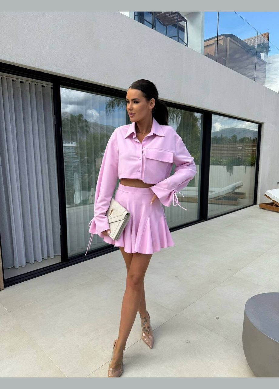 Костюм с юбкой и укороченной рубашкой Adelante (322055083)