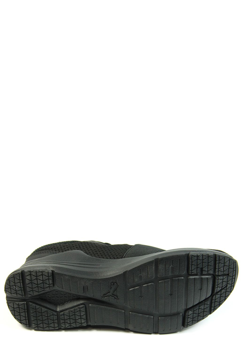 Женские кроссовки Wired Run Jr 374214-01 Puma чёрные демисезоны (323137056)