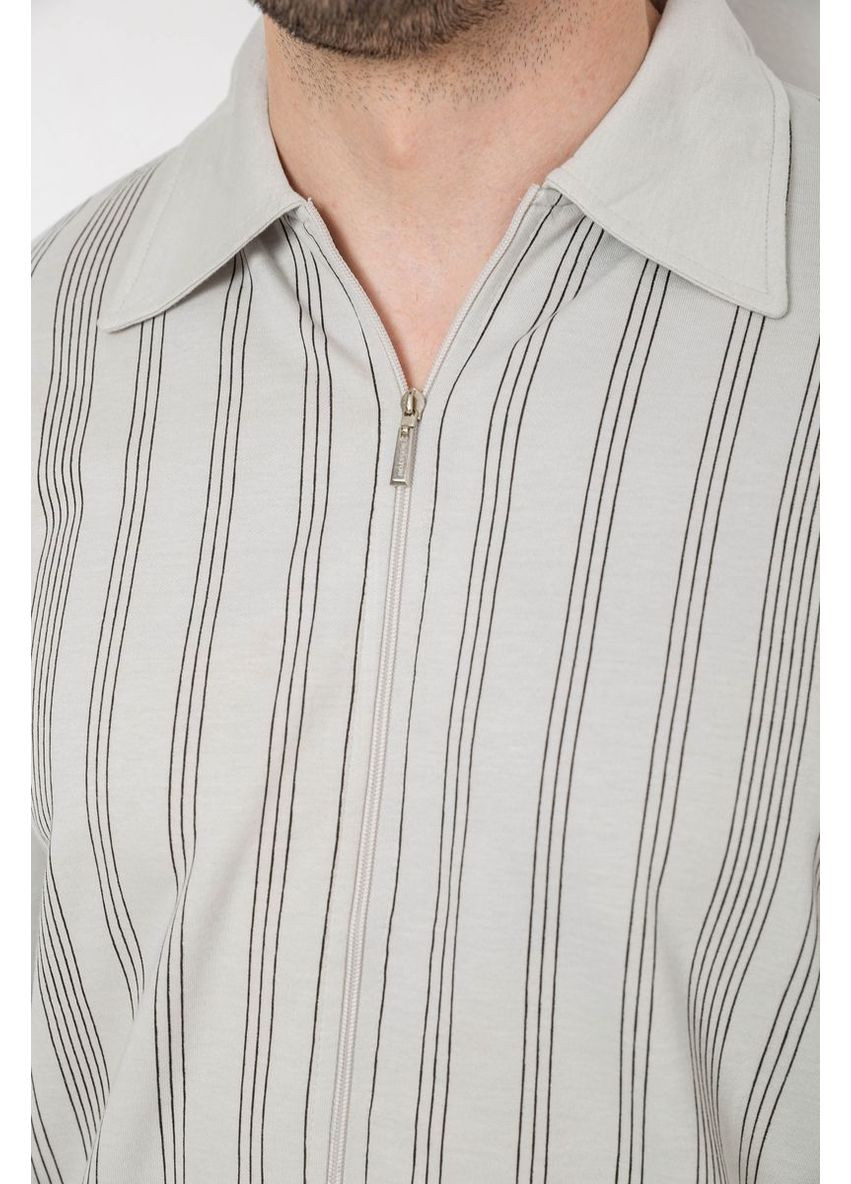 Кофта чоловіча на блискавці в смужку Sport Line (361445680)