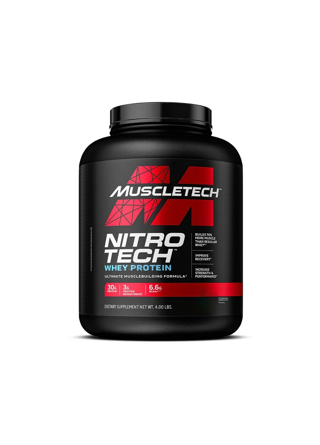 Протеин Nitro Tech Whey Protein, 1.81 кг Печенье-крем Muscletech (293340691)