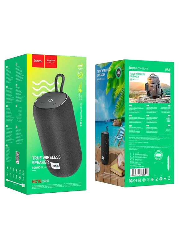 Портативна колонка Sonar sports BT speaker Black (6931474760302) Hoco HC10 (379886689)