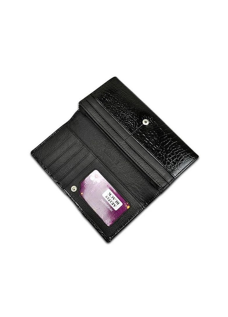 Кожаный женский кошелек на кнопке 0528 Henghuang (307284846)