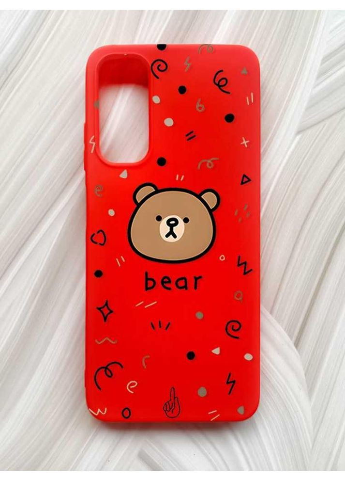 Матовый чехол на Samsung Galaxy A05s (A057) Мишка (принт 76) Creative (355388108)