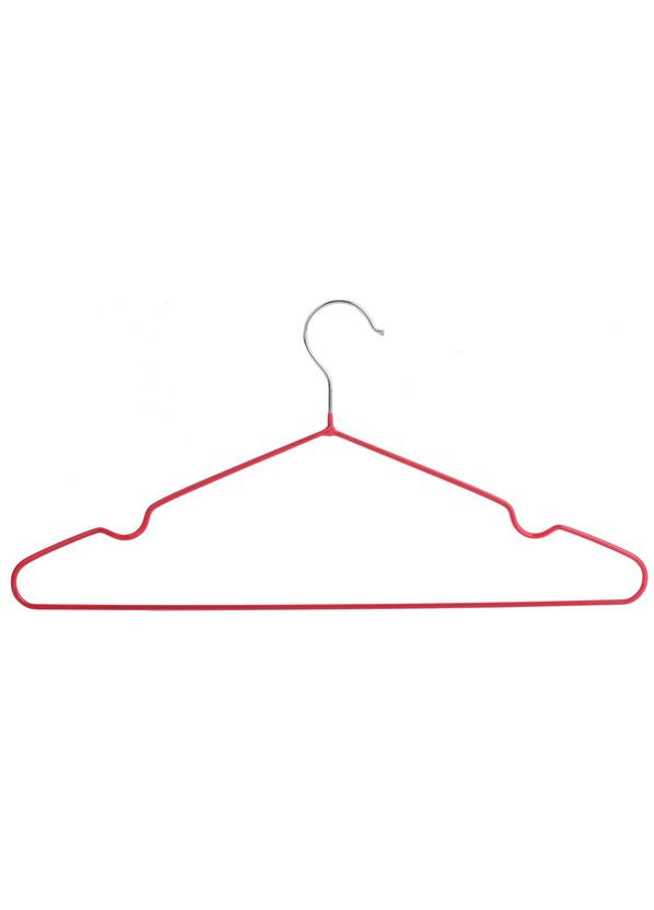 Набор вешалок для одежды 40.5х21х0.3 см 8 шт Red (6722136) IDEA HOME (280945381)