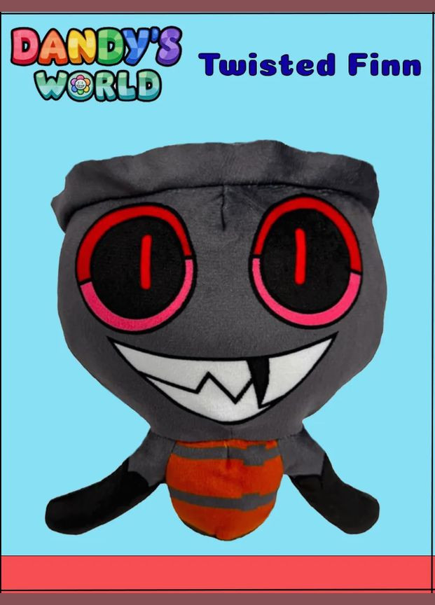 Мягкая игрушка Твистед Финн Twisted Finn В Мире Дэнди (Денди) Roblox Dandy's World детская плюш 15 см Shantou (339871281)