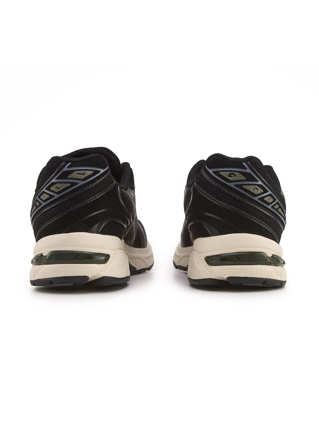 Черные летние кроссовки asics gel-1130 black beige асикс гель 1130 No Brand