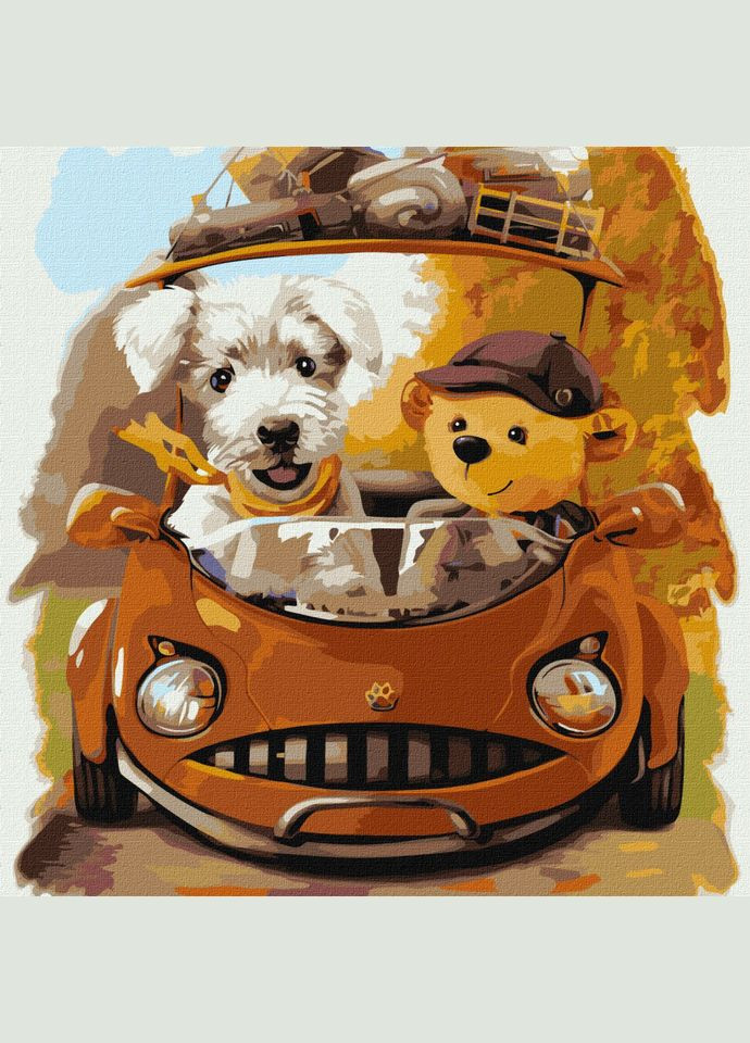 Картина за номерами "Дружня подорож" Ідейка KHO4382 Идейка (301791914)