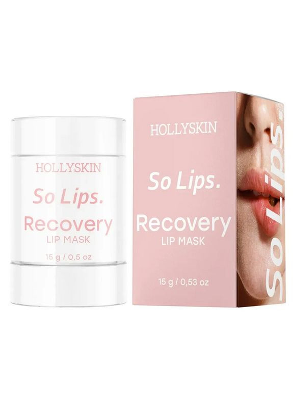 Восстановительная маска для губ So Lips Recovery Lip Mask, 15 г Hollyskin (356603720)