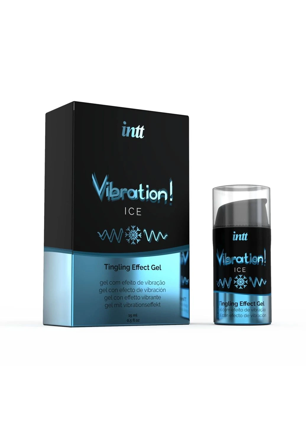 Рідкий вібратор Vibration Ice (15 мл), густий гель дуже незвичайний, діє до 30 хвилин Intt (289874369)