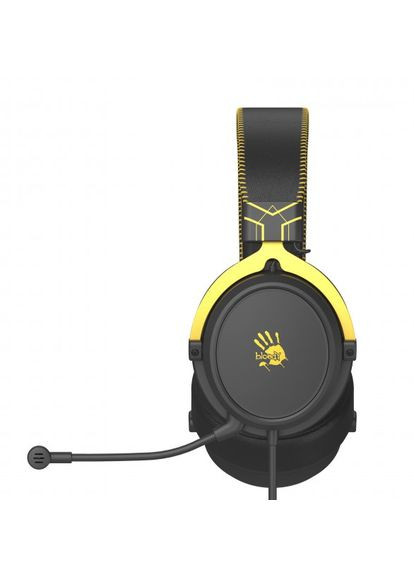 Гарнітура ігрова Bloody M590i (Sports Lime) з мікрофоном, 7.1 віртуальний звук, USB + 4-Pin 3.5 mm, колір чорно-жовтий A4Tech (333824899)