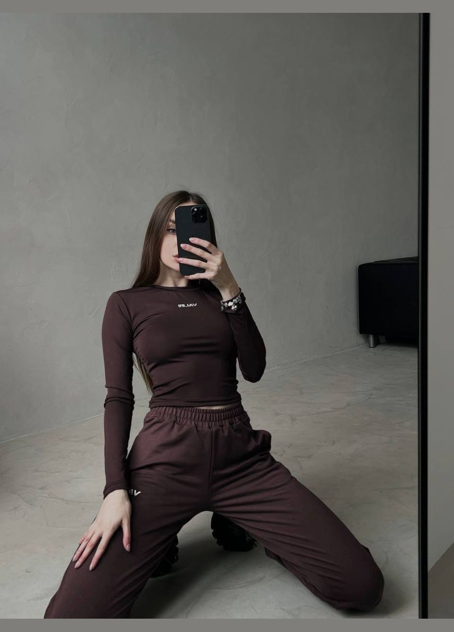 Женский костюм с топом и джогерами оверсайз Style Point (333801431)