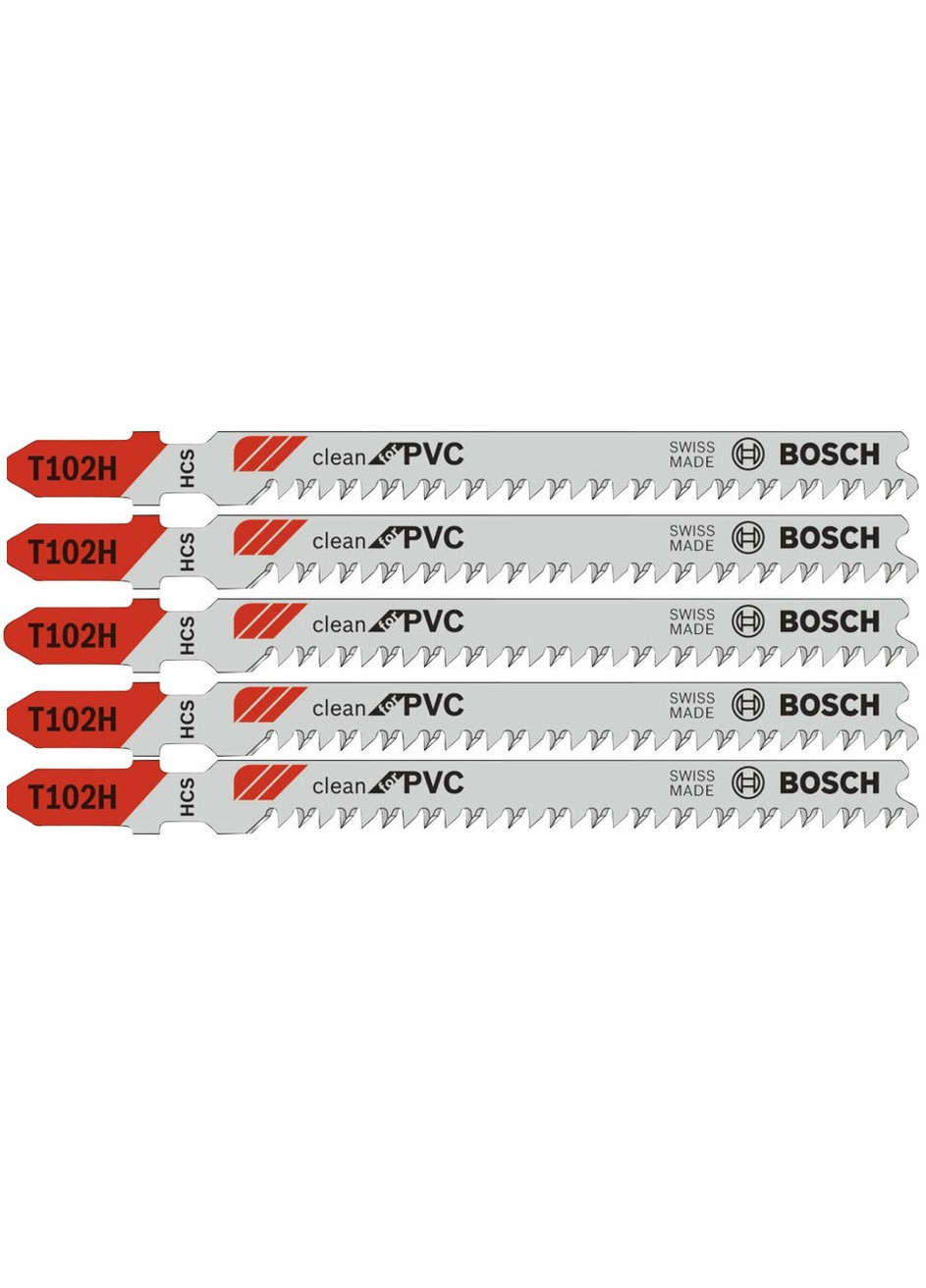 Пильное полотно HCS (T102H, 100 мм, 1 шт) для лобзика по пластику (22051) Bosch (290253665)