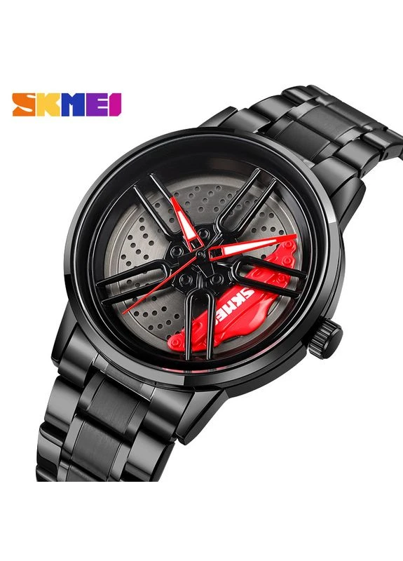 Мужские наручные часы 1990A Black-Red Skmei (387406337)