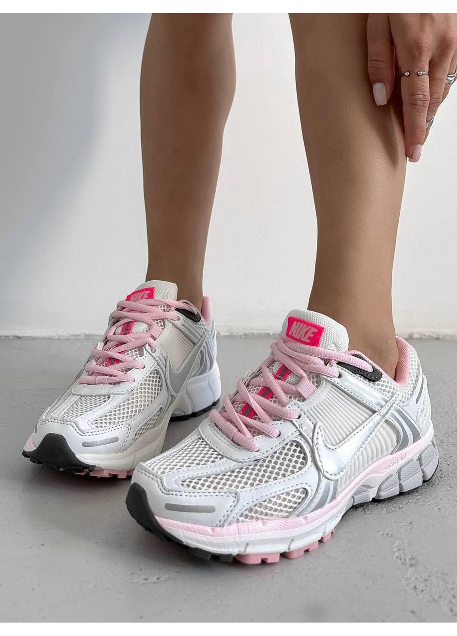 КРОССОВКИ ЖЕНСКИЕ NIKE ZOOM VOMERO 5 SILVER PINK НАЙК АИР ЗУМ ВОМЕРО 5 No Brand розовые демисезоны (367174441)