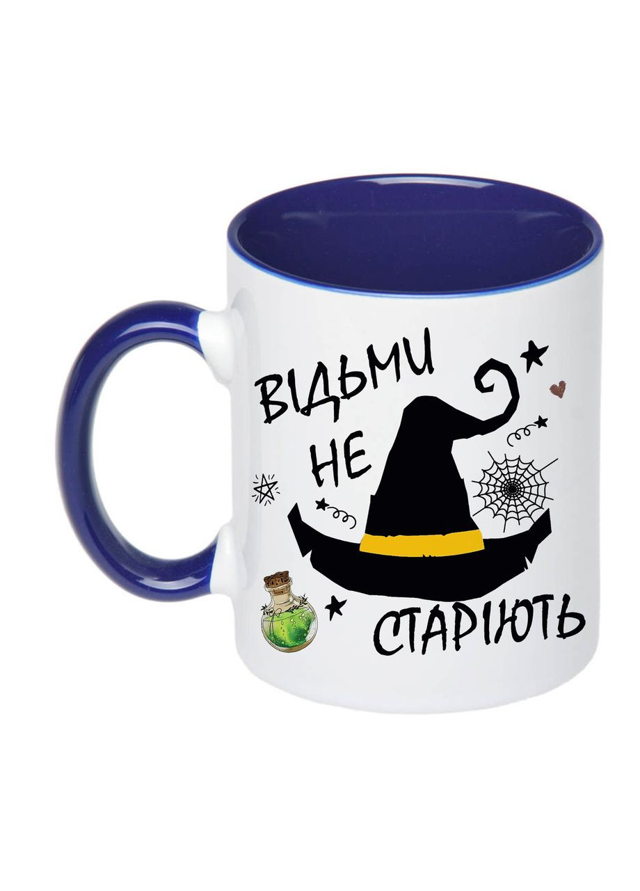 Чашка с принтом "Ведьмы не стареют" 330мл ( ) (19759) No Brand (312488128)