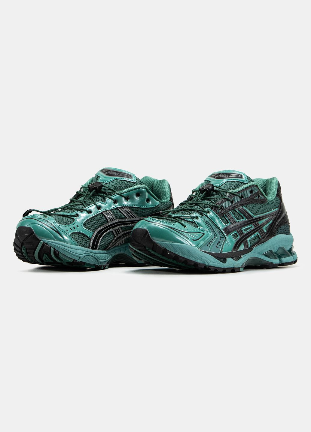 Зелені всесезон кросівки чоловічі asics gel-kayano 14 x unaffected posy green bottle green | асікс гель-каяно 14 зелені No Brand