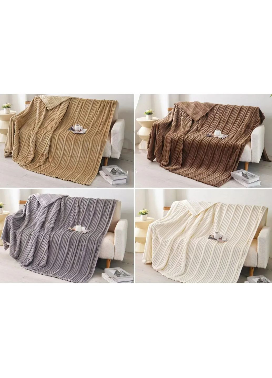 Плед теплый двуспальный 200х220 микрофибра (1-102-40) Koloco (368402378)