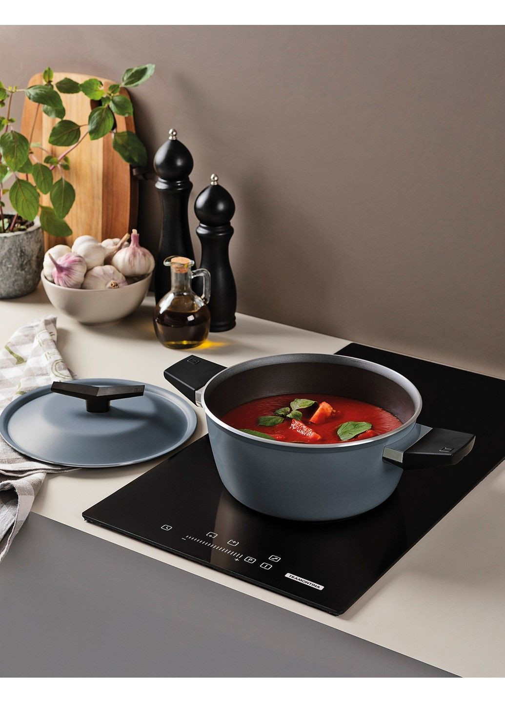 Каструля SPEZIA з кришкою 4,3л (діам 24см) BLUE (28372/124) Tramontina (365278510)