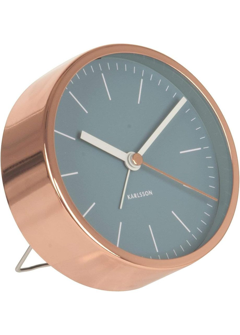 Настольные часы KA5536BL Minimal 10x10x4 см Синий Karlsson (302237897)