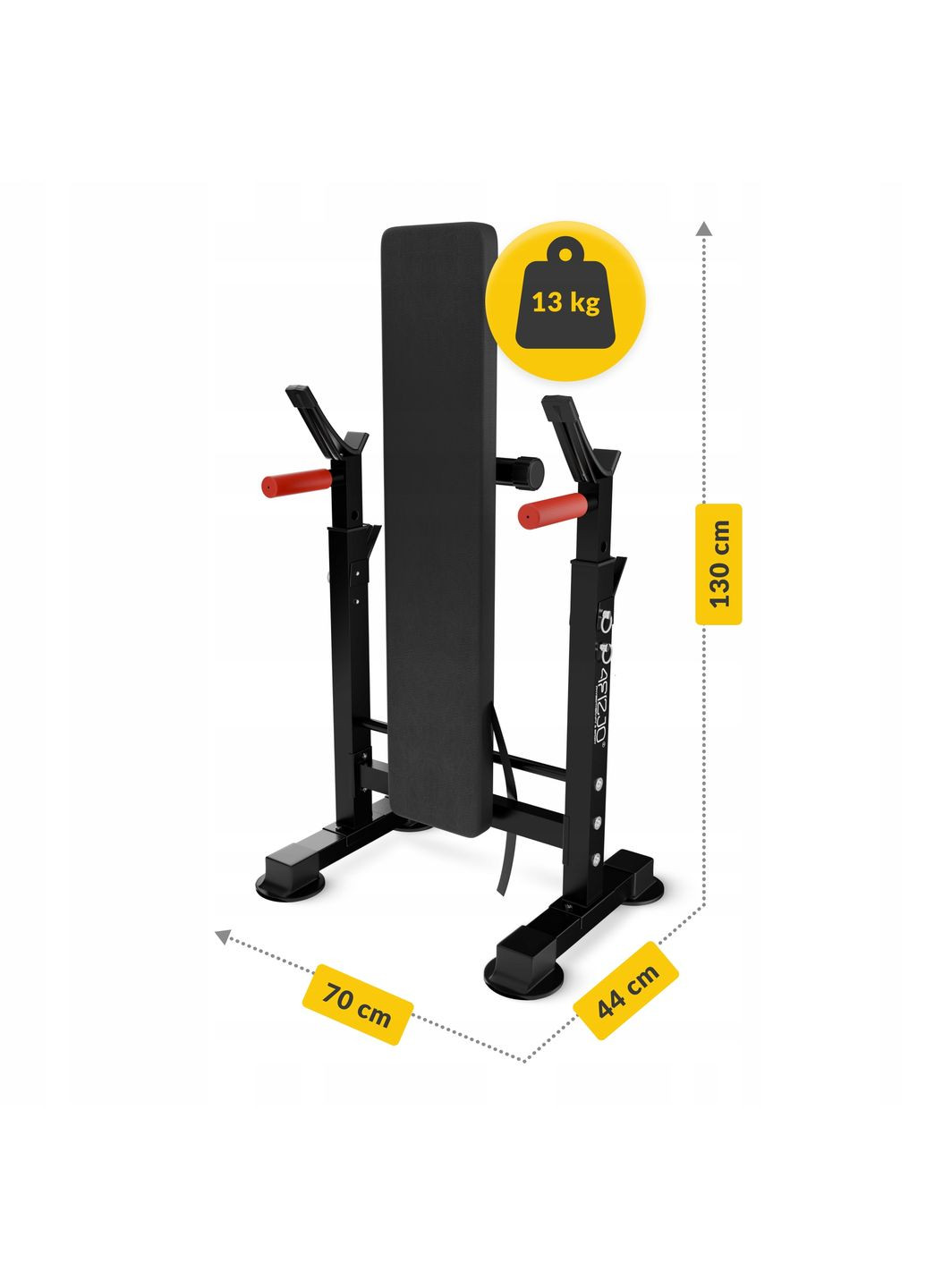 Скамейка тренировочная для жима Pro+ складная Black (P5905973402590) 4FIZJO P-5905973402590 (315348577)