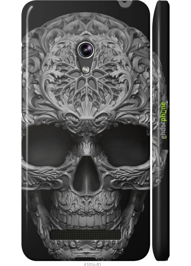 Чехол на Asus Zenfone 5 skull-ornament "4101m-81-70447" Endorphone (370040816)