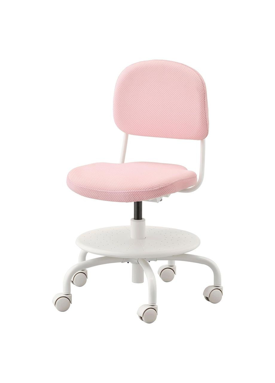 Детский стул для письменного стола светлорозовый IKEA (272150169)