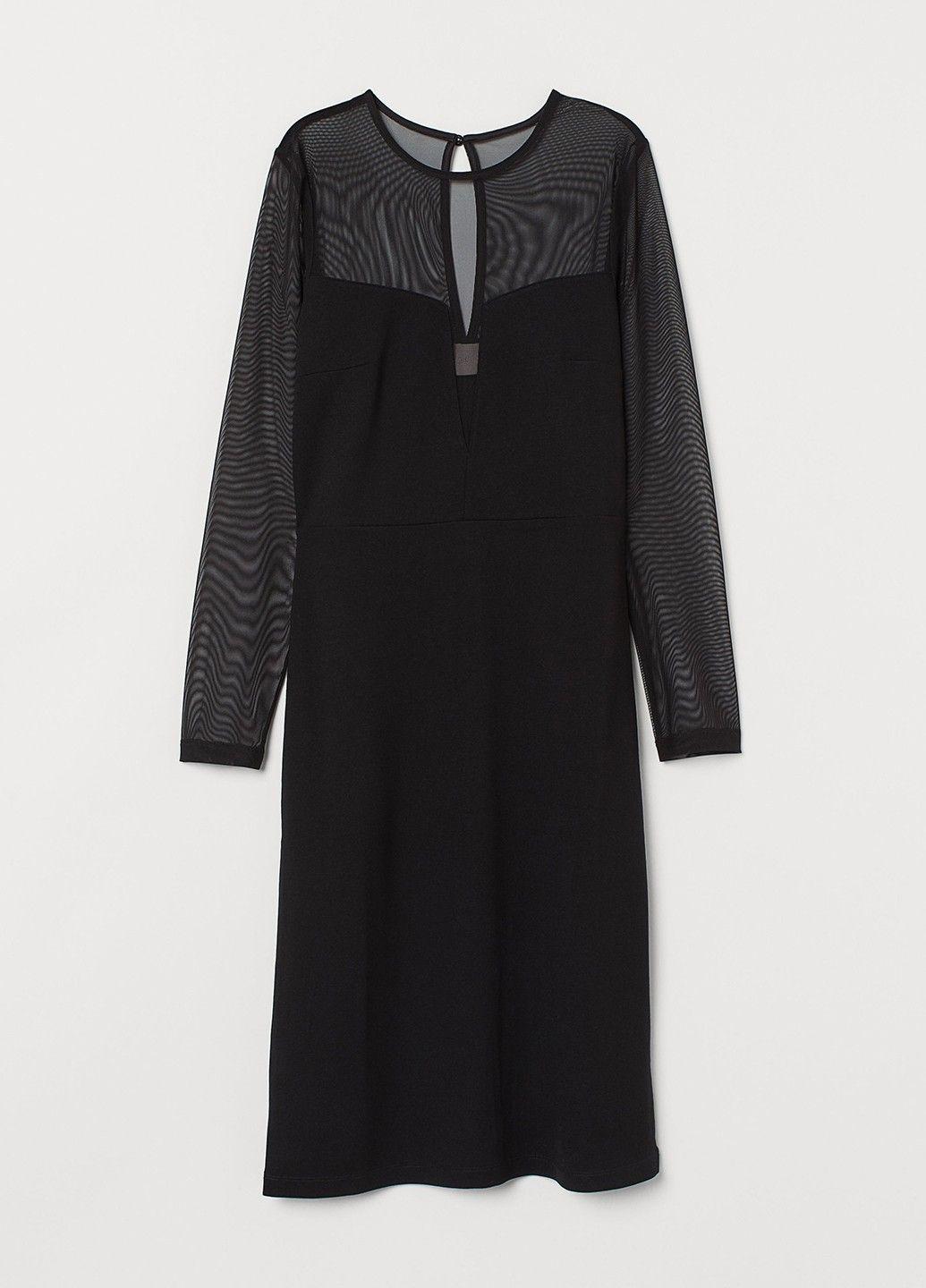 Чорна вечірня сукня H&M однотонна