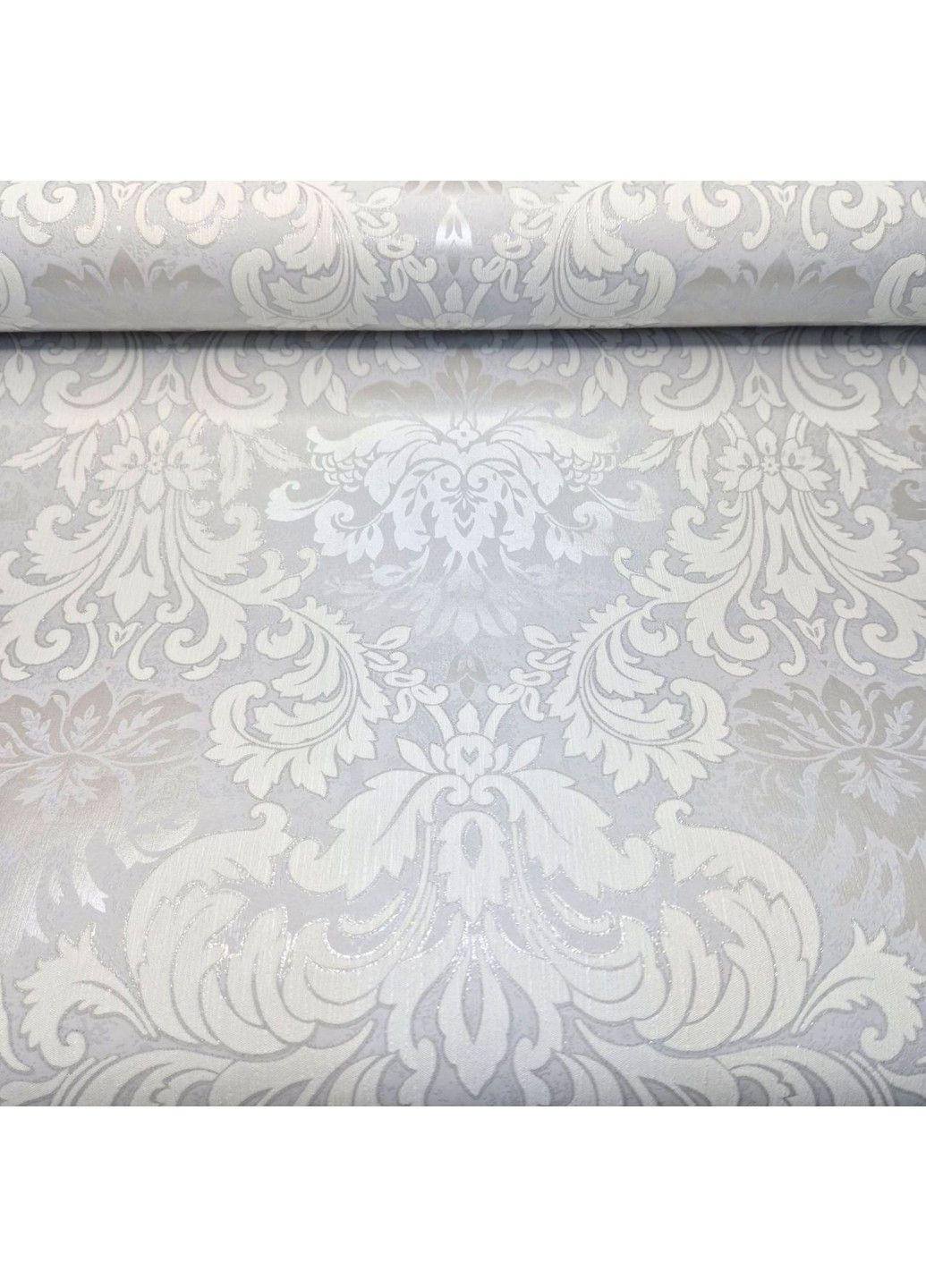 Метровые обои виниловые на флизелиновой основе 10,05 × 1,06 33620,серые классика дамаск MARBURG (340275632)