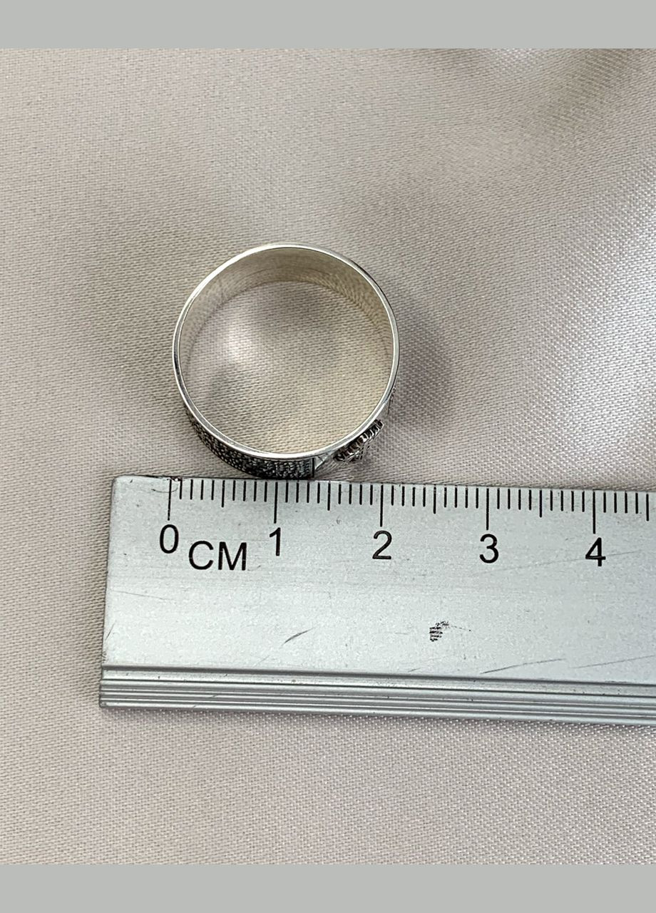 Каблучка Отче наш Срібло 925 проба з хрестиком No Brand (332785976)