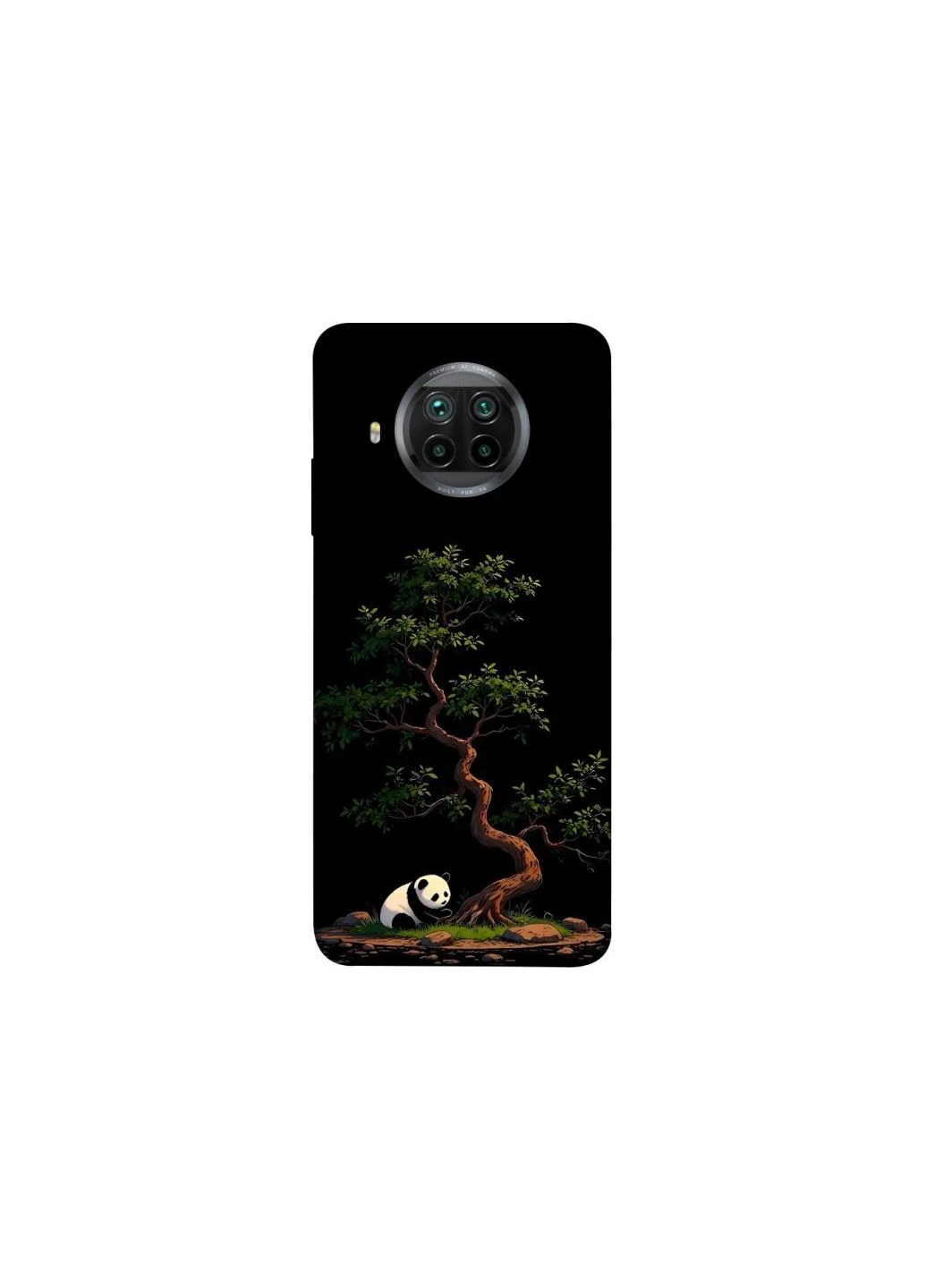 Чехол на Xiaomi Mi 10T Lite / Redmi Note 9 Pro 5G Panda and tree Frontalka (386004598)