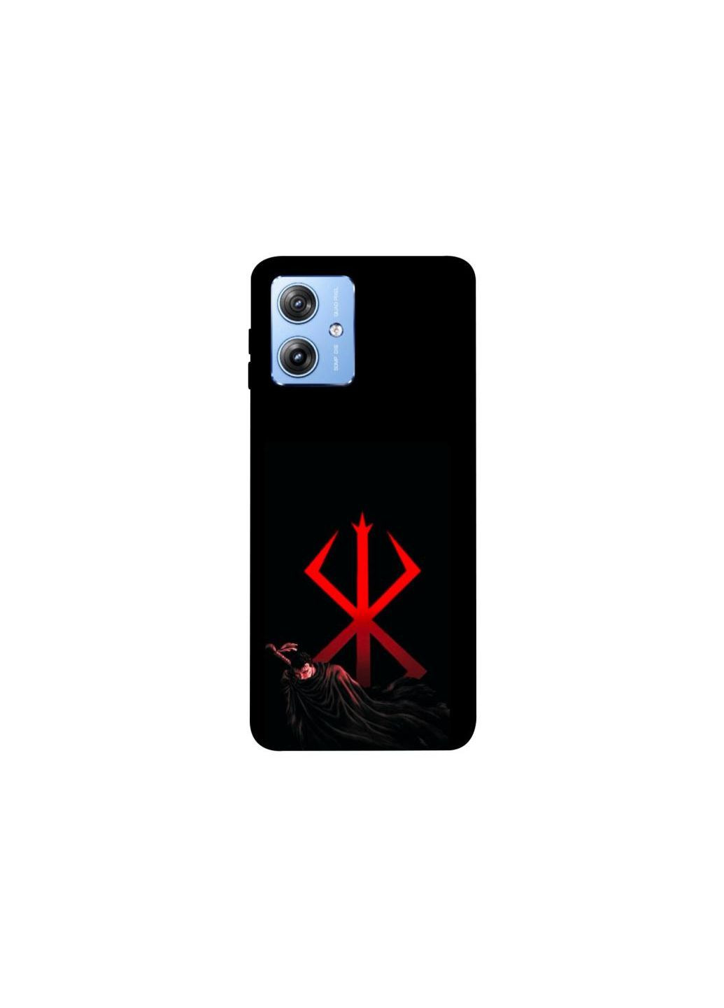 Чохол на Motorola Moto G84 Berserk Red Logo Frontalka (354351143)