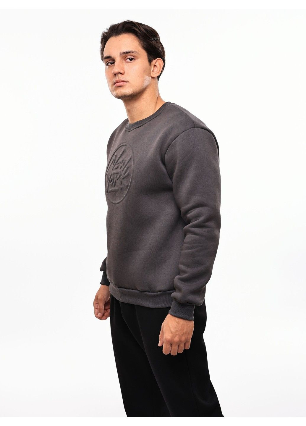 Серый свитшот мужской Like (364926945)